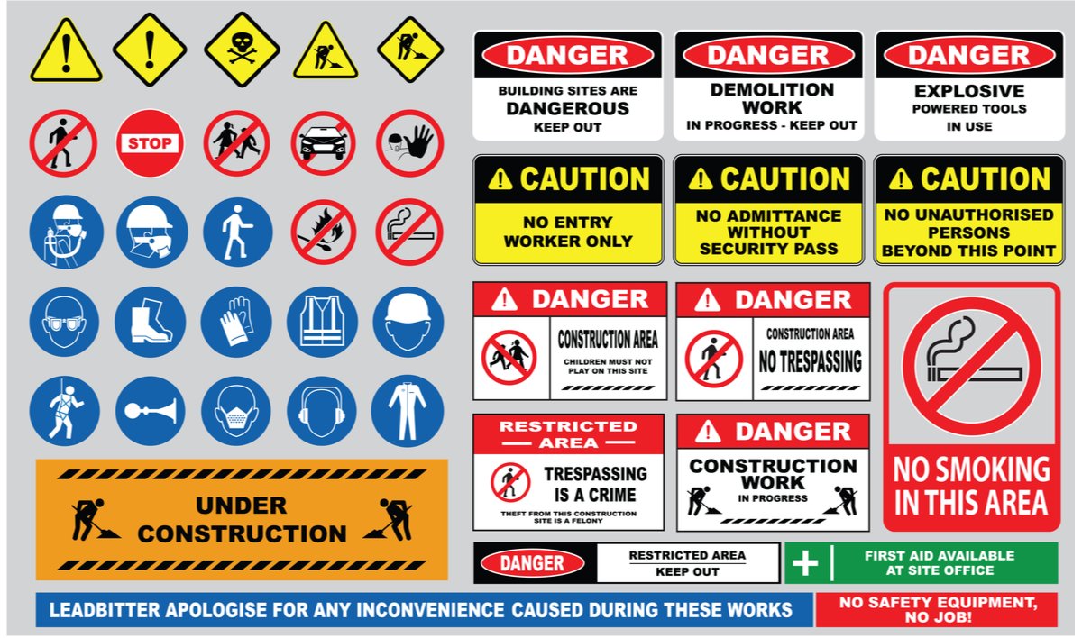 Labeling Sign Examples Signs and Labels — ESSR Safety