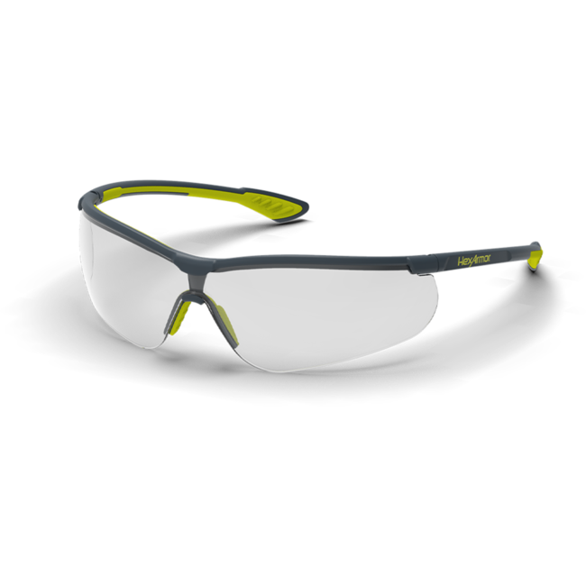 HexArmor VS250 Safety Glasses with TruShield®S Anti-Fog Coating, Clear Lens, 11-15001-04 (1 Pair)