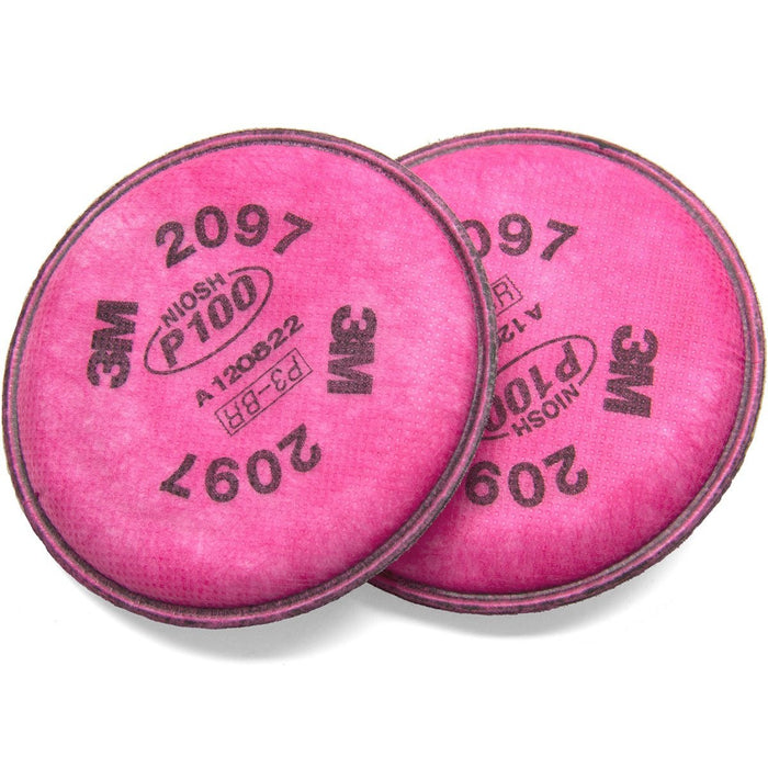 3M Particulate Filter 2097/07184(AAD), P100, with Nuisance Level Organic Vapor Relief