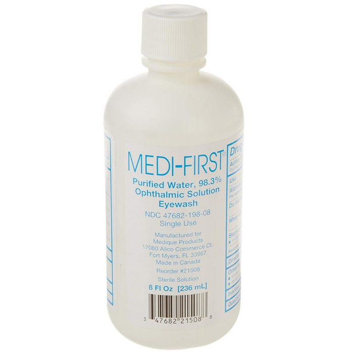 Medi-First Eye Wash Solution 8 Fl oz, 1 Bottle