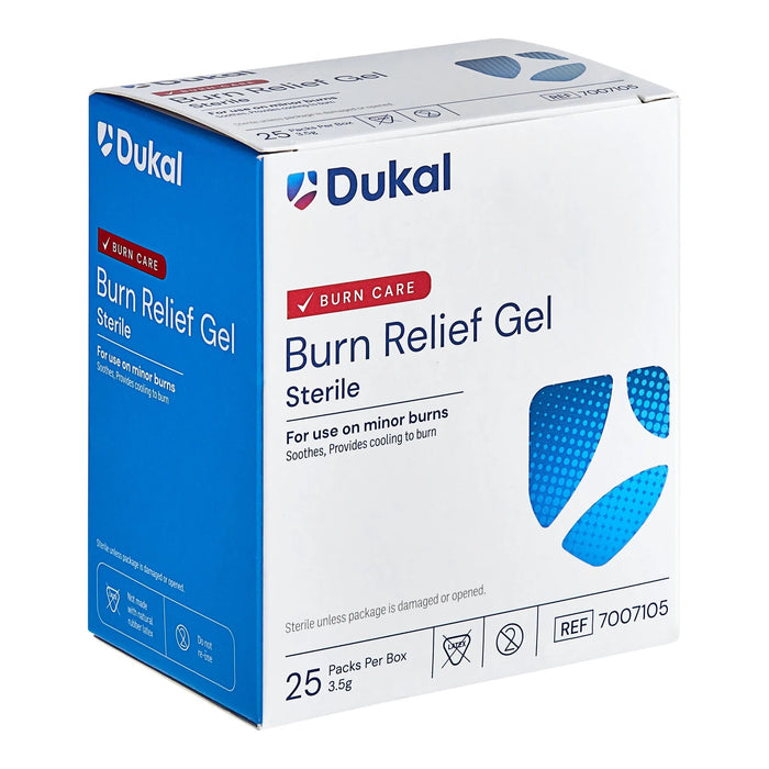 Burn Gel External Analgesic for Fast Relief of Minor Burns, 3.5g Packets (25 per Box)