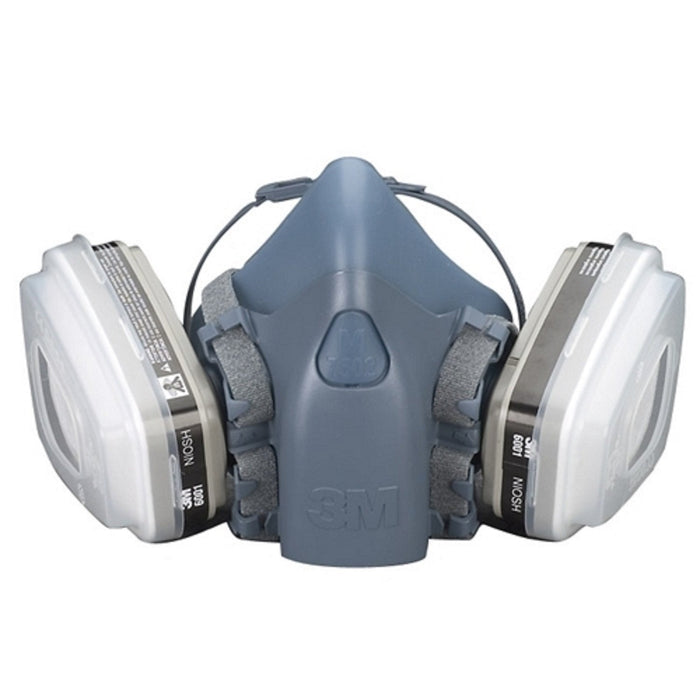 3M Half Facepiece Reusable Respirator 7500 Series, Silicone (Mask Only)