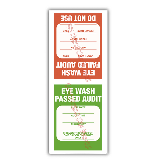 Eye Wash Inspection Book, contains 30 inspections
