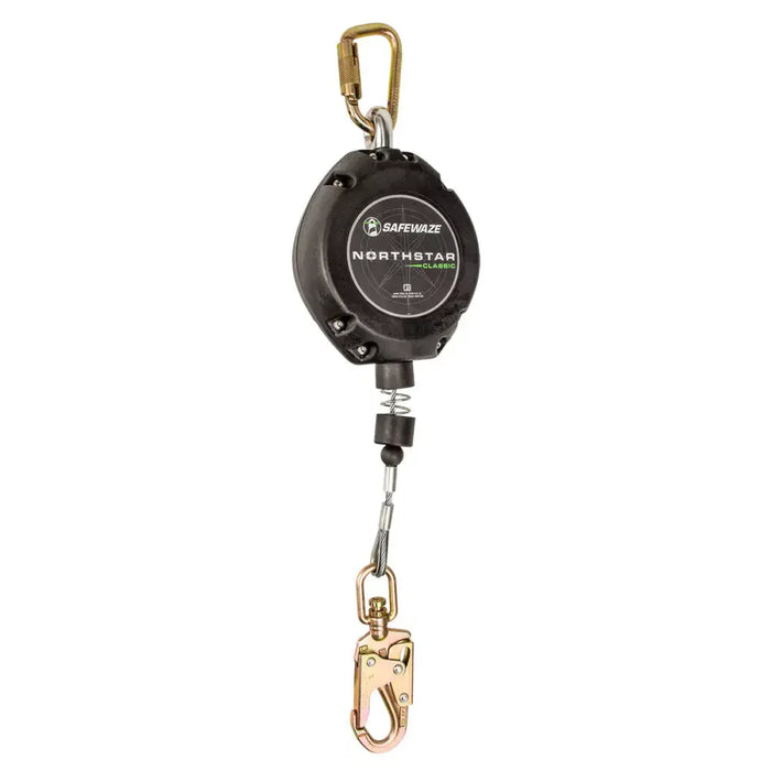 Northstar Classic 20', 30', or 50' Cable SRL - Self Retracting Lifeline w/ Carabiner