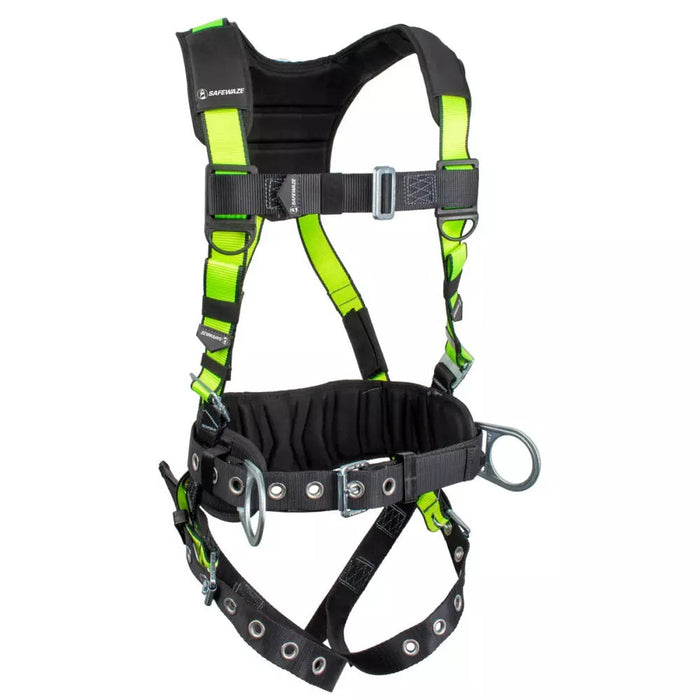 PRO Construction Harness: 3 D-rings, Dorsal Link, Mating Buckle Chest, Tongue Buckle Legs