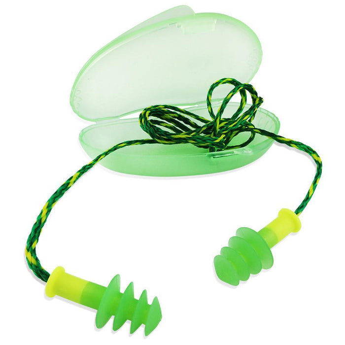 Howard Leight Fusion Reusable Corded Earplugs with Case, NRR (Noise Reduction Rating) 27 Decibels