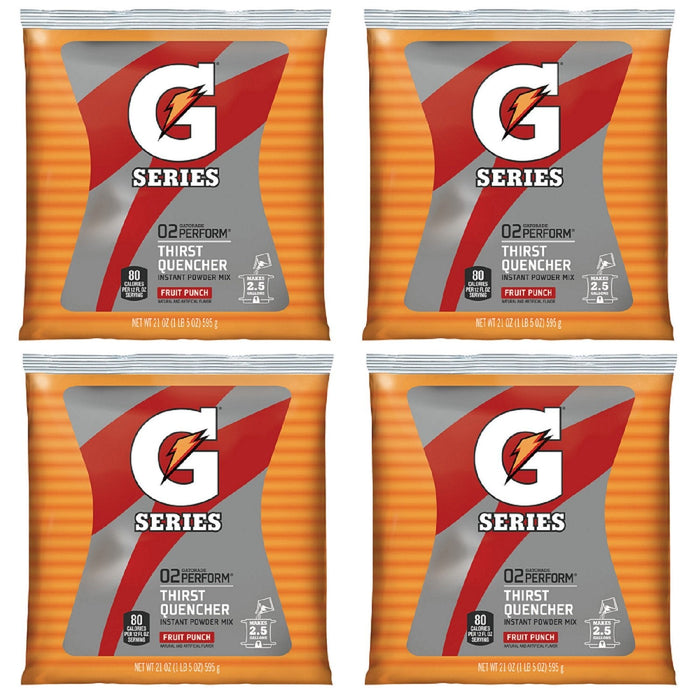 Gatorade 2.5 Gallon Case Fruit Punch (32 Packs) Case Yields 80 Gallons