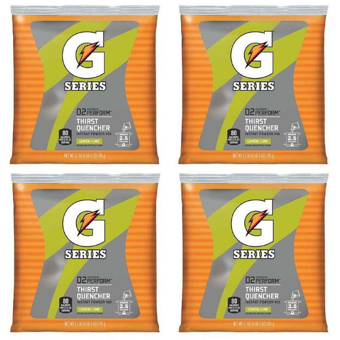 Gatorade 2.5 Gallon Case Lemon-Lime (32 Packs) Case Yields 80 Gallons