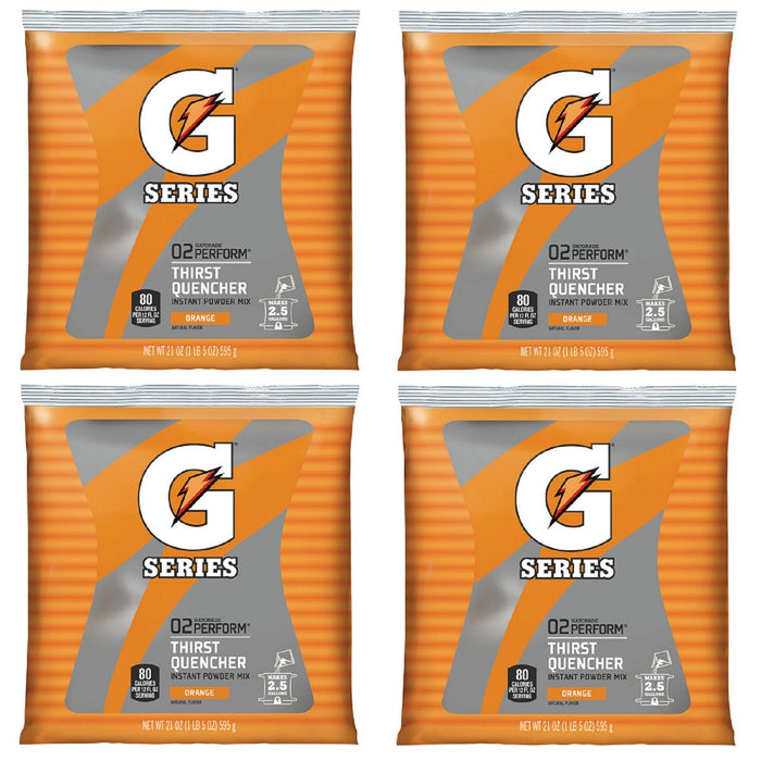 Gatorade 2.5 Gallon Case Orange (32 Packs) Case Yields 80 Gallons