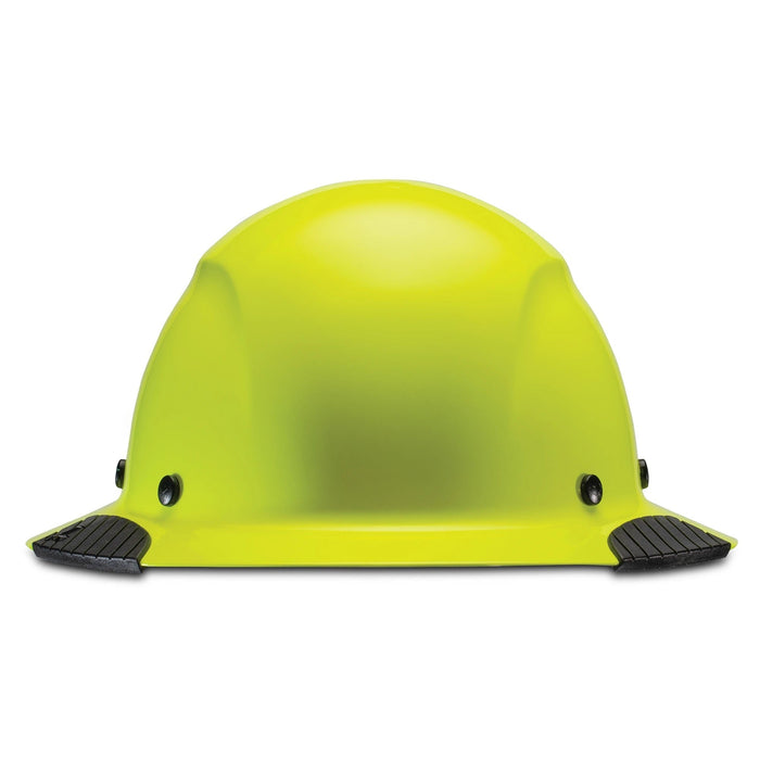 DAX Fiber Reinforced Resin Hard Hat, Full Brim with 6 Point Ratchet Suspension