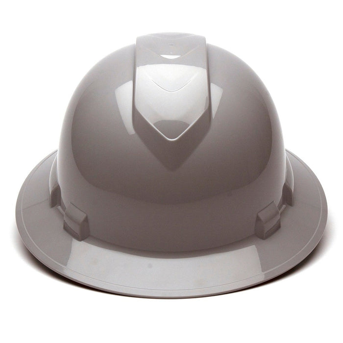 Ridgeline Full Brim Hard Hat with 4-Point Ratchet Suspension