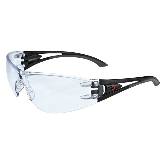 Radians Optima Safety Glasses, Lightweight Frame with Doal Mold Temples and Adjustable Rubber Nosepiece, ANSI Z87.1 Complaint, 1 Pair