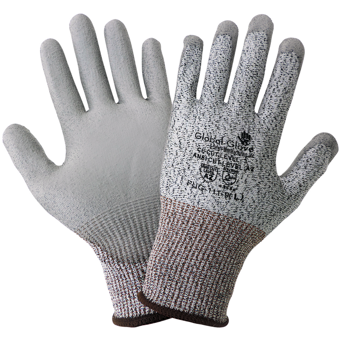 ANSI A2 Cut Resistant Polyurethane Coated Gloves, PUG-111