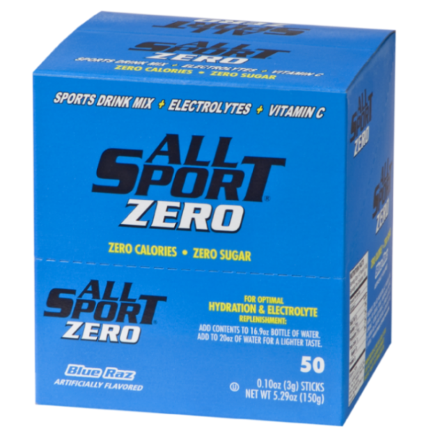 All Sport Powder Hydration Sticks, Zero Calorie, Performance Electrolyte Drink Mix, Sugar Free, 2x Potassium, Variety 500/Case