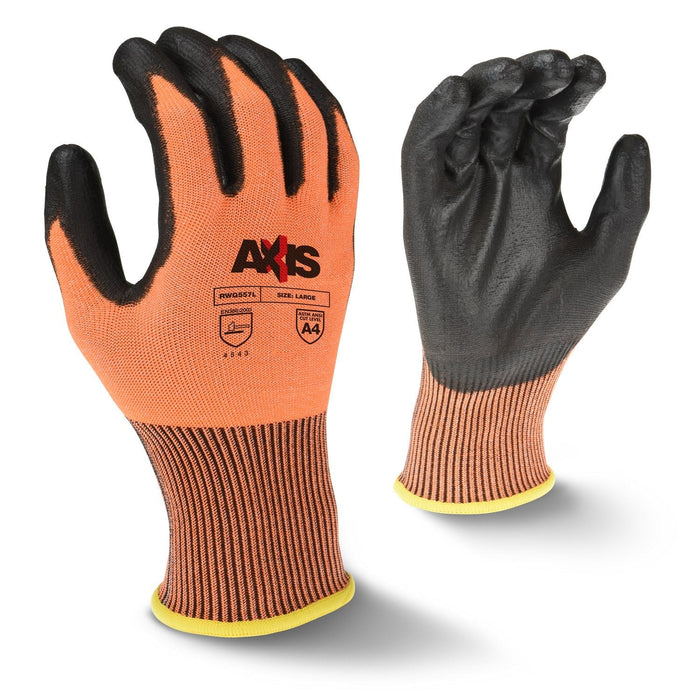 Radians RWG557 AXIS High Tenacity Nylon ANSI Cut Protection Level A4 Work Glove