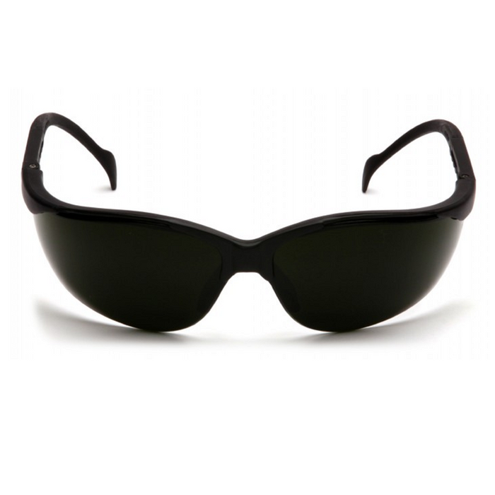 Pyramex Venture II Safety Glasses Black Frame with IR (Infrared) Filter Lens, 1 Pair