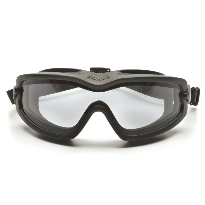pyramex goggles Pyramex V2G Plus Goggle, Dual Clear Anti-Fog Lens and Adjustable Strap — ESSR Safety