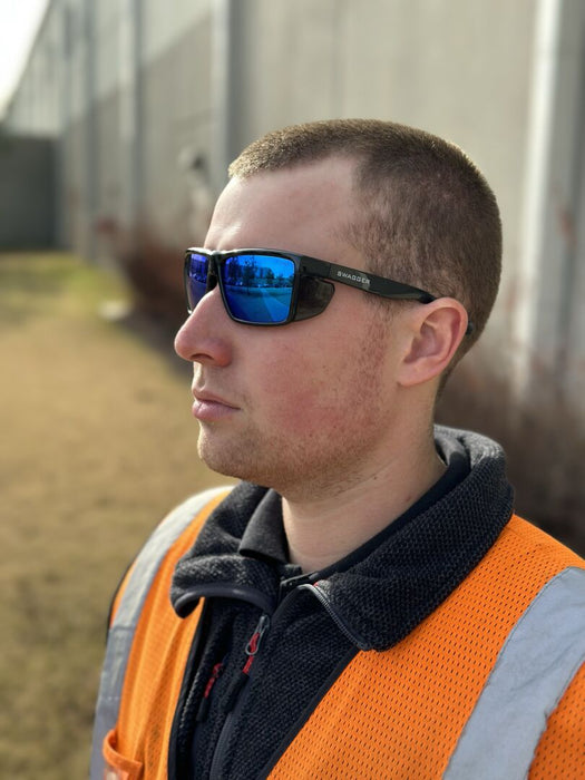 Swagger SR2 Safety Glasses with Thermo Plastic Rubber Nosepads and Detachable Side Shields (1 Pair) - BHP Safety Products